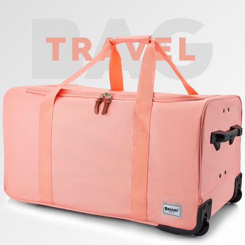 "Limited time Discount on Open Box" Bruun Large Duffel Dance Bags without cover | Rolling Carrier for Travel – Specially Designed to Hang Clothes