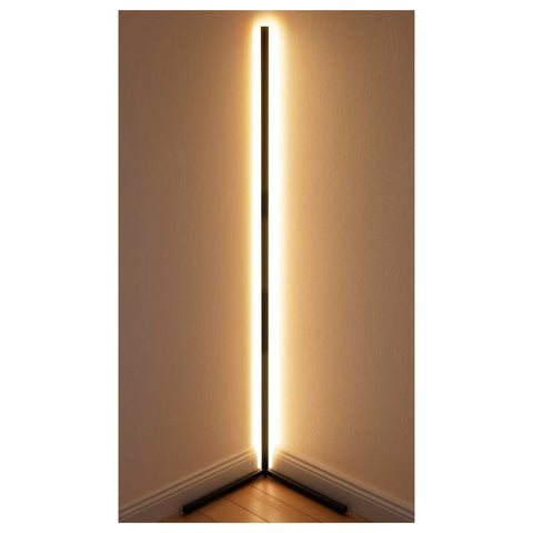 Corner Floor Lamp Led | Minimal Nordic Decoration Standing Tripod Lamps Ligh (Warm White)