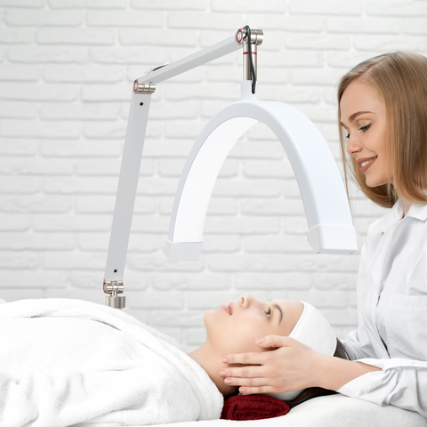 BRUUN Beauty 20W Moon Lash Light | A 16 Inches Adjustable LED Lamp for Estheticians, Lash Technicians, and Nail Artists - Ideal Lamp for Eyelash Extensions and Tattoo