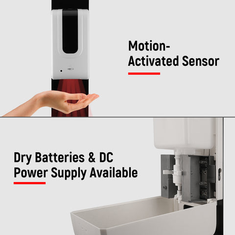 Hand Sanitizer Stand with Dispenser Touchless Automatic Disinfection